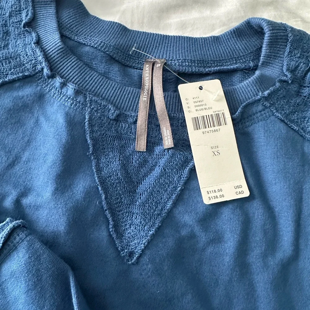NWT Anthropologie lace balloon sleeve top